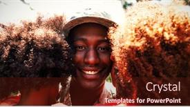  Presentation with shoulder - Beautiful PPT layouts featuring shoulder-view-of-a-young backdrop and a wine colored foreground