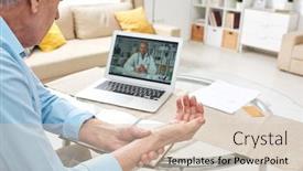  Presentation with shoulder - Amazing slides having shoulder-view-of-elderly-man backdrop and a lemonade colored foreground