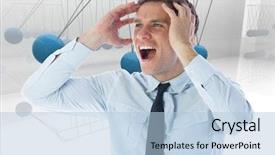  Presentation with newton cradle - Colorful presentation design enhanced with beautiful young women with accessories backdrop and a wine colored foreground