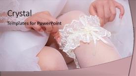  Presentation with bride - Cool new presentation theme with bride shows us what's backdrop and a soft green colored foreground