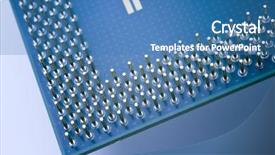  Presentation with blue tech - PPT theme having show the high tech background and a teal colored foreground