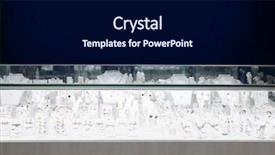  Presentation with jewelry for womens - Beautiful presentation theme featuring showcase with jewelry in shop backdrop and a navy blue colored foreground