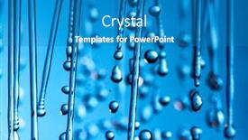  Presentation with aqua - Audience pleasing presentation consisting of shower-bath-water-drop-abstract backdrop and a teal colored foreground