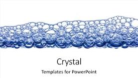  Presentation with foam - Amazing theme having shower gel - foam background backdrop and a white colored foreground