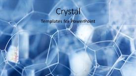  Presentation with foam - Presentation having shower gel - foam background background and a teal colored foreground