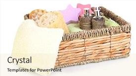  Presentation with wicker - Beautiful PPT layouts featuring family parents related sibling offspring group concept backdrop and a light gray colored foreground