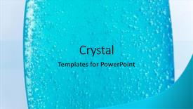  Presentation with vitamin c gel - Amazing presentation theme having shower gel texture backdrop and a teal colored foreground