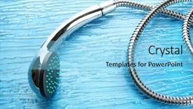  Presentation with blue - Amazing PPT layouts having shower-on-blue-background backdrop and a light blue colored foreground