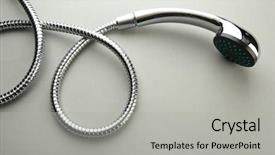  Presentation with grey - PPT layouts with shower-on-grey-background background and a light gray colored foreground