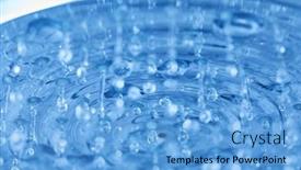  Presentation with head - Presentation theme featuring shower-turned-on-ceiling-shower background and a light blue colored foreground