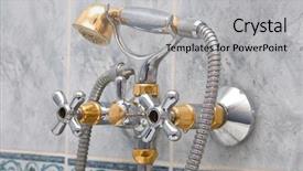  Presentation with stainless steel - Colorful PPT theme enhanced with  backdrop and a  colored foreground