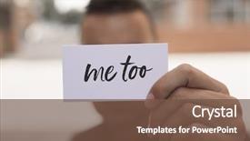  Presentation with street - Audience pleasing theme consisting of showing a piece of paper backdrop and a tawny brown colored foreground