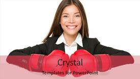  Presentation with boxing - PPT theme having showing blank empty paper poster background and a red colored foreground