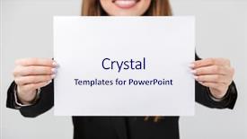  Presentation with gray - Cool new PPT theme with showing blank piece of paper backdrop and a sky blue colored foreground