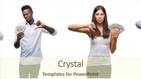  Presentation with angry workers - Presentation consisting of showing dislike with thumbs down background and a  colored foreground