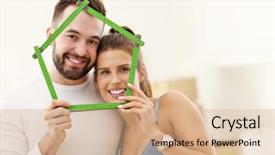  Presentation with happy birthday for adult boys - Audience pleasing PPT layouts consisting of showing happy adult couple moving backdrop and a  colored foreground