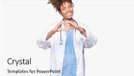  Presentation with for african american women heart disease - Beautiful presentation featuring showing heart symbol and shape backdrop and a  colored foreground