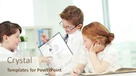  Presentation with strategy - Colorful PPT theme enhanced with showing-new-strategy backdrop and a lemonade colored foreground