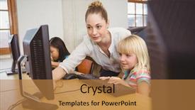  Presentation with elementary school - Audience pleasing slide deck consisting of showing student how to use backdrop and a  colored foreground