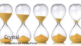  Presentation with sand - PPT layouts featuring showing the passage of time background and a lemonade colored foreground