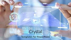  Presentation with transparent screen - Cool new slides with showing transparent smartphone with gps backdrop and a light blue colored foreground