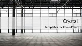  Presentation with architecture construction - Theme with tile showroom - architecture and construction concept background and a light gray colored foreground