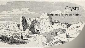  Presentation with persia - PPT layouts enhanced with romantic girl in a wreath of wild flowers standing in a field summer life background and a yellow colored foreground