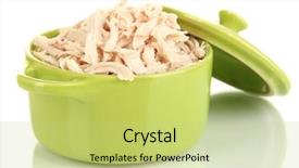  Presentation with white and green generic - Colorful PPT theme enhanced with smartphone over yellow background backdrop and a gray colored foreground