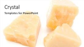  Presentation with shredded cheese - Amazing slide set having shred - shredded parmesan cheese isolated backdrop and a  colored foreground