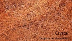  Presentation with coconut - Colorful PPT theme enhanced with shredded coconut background backdrop and a red colored foreground