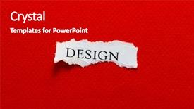  Presentation with old paper design - Slide deck having shredded newspaper - scrap of paper background and a  colored foreground