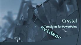  Presentation with legal - Cool new slide deck with shredded paper with text concept backdrop and a  colored foreground