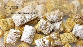  Presentation with cereal - PPT layouts consisting of shredded-wheat-cereal-background background and a  colored foreground