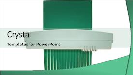  Presentation with shredder - PPT layouts having shredder - environment care - shred paper background and a mint green colored foreground