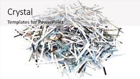 Presentation with shredder - PPT layouts featuring shredder - photo of shred mount background and a  colored foreground