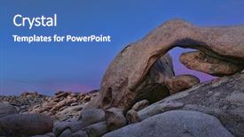  Presentation with joshua tree national park - Presentation having shrubbery - striking landscape in joshua tree background and a  colored foreground