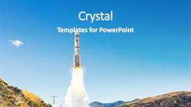  Presentation with launch - Slides consisting of shuttle launch - international army games mixed media background and a teal colored foreground