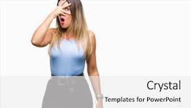  Presentation with elegant - Audience pleasing slides consisting of shyness - young beautiful elegant business woman backdrop and a white colored foreground