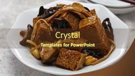  Presentation with gluten - Slides with si-xi-kao-fu-hong background and a tawny brown colored foreground