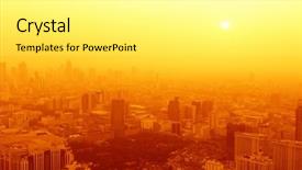  Presentation with bangkok - Colorful slide set enhanced with siam - bangkok from above view backdrop and a white colored foreground