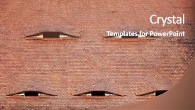  Presentation with romania - Slides with sibiu - hermannstadt romania europe background and a coral colored foreground