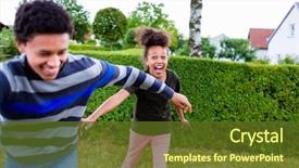 Presentation with black girl sexy fashionable mulatto - Audience pleasing presentation consisting of siblings black boy and girl backdrop and a tawny brown colored foreground