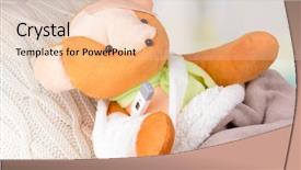  Presentation with bear mountian - Amazing slide set having sick bear in bed close backdrop and a  colored foreground