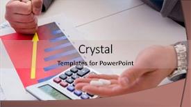  Presentation with finance - Slide deck consisting of sick due to bad results background and a  colored foreground