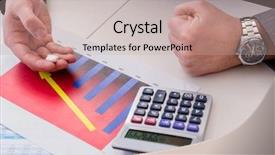  Presentation with finance - Beautiful PPT theme featuring sick due to bad results backdrop and a mint green colored foreground