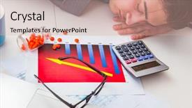  Presentation with finance teens - Audience pleasing PPT layouts consisting of sick due to bad results backdrop and a lemonade colored foreground