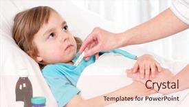  Presentation with bed - Beautiful theme featuring clock face and calendar composite backdrop and a sky blue colored foreground