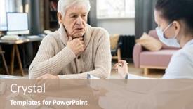  Presentation with symptoms - Cool new theme with sick-senior-man-looking backdrop and a coral colored foreground