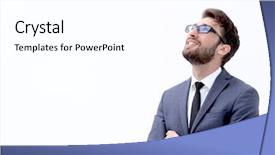  Presentation with head anatomy - PPT layouts featuring your side - brooding handsome guy lifted his background and a white colored foreground