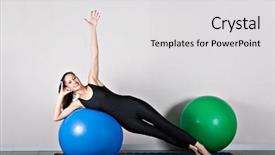  Presentation with evolution - Cool new presentation design with  backdrop and a  colored foreground